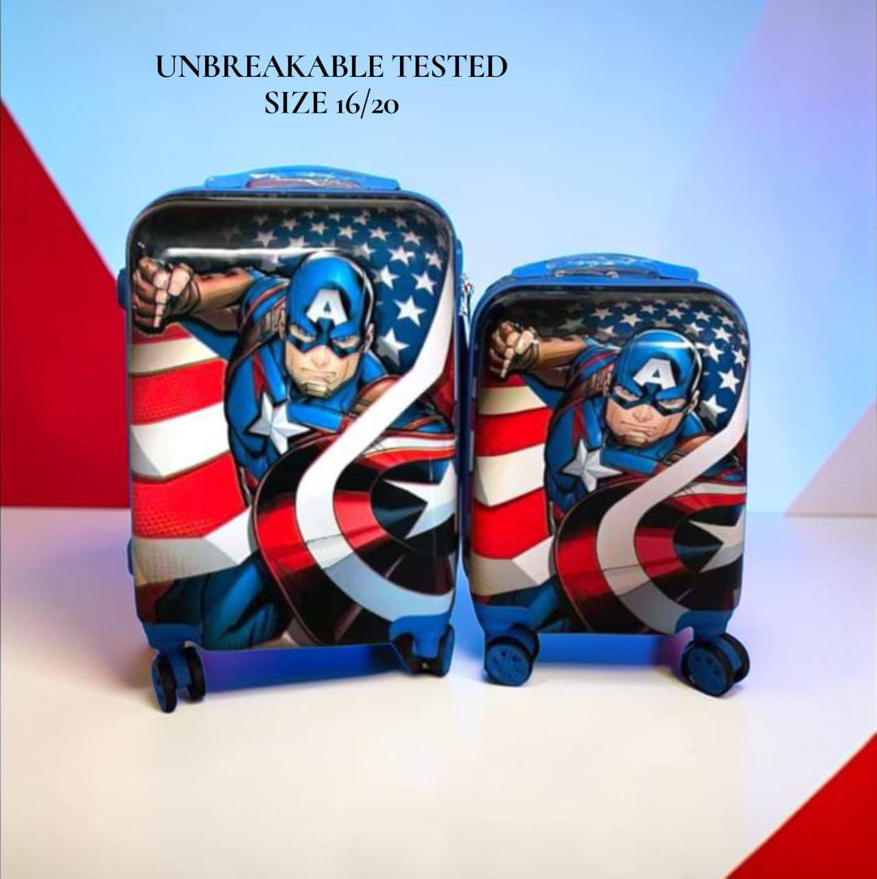 Captain Shield Kids Trolley Set